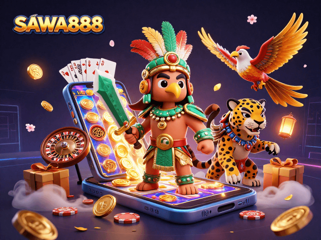 Experience the excitement of SAWA888 with colorful slot games and vibrant winning opportunities.