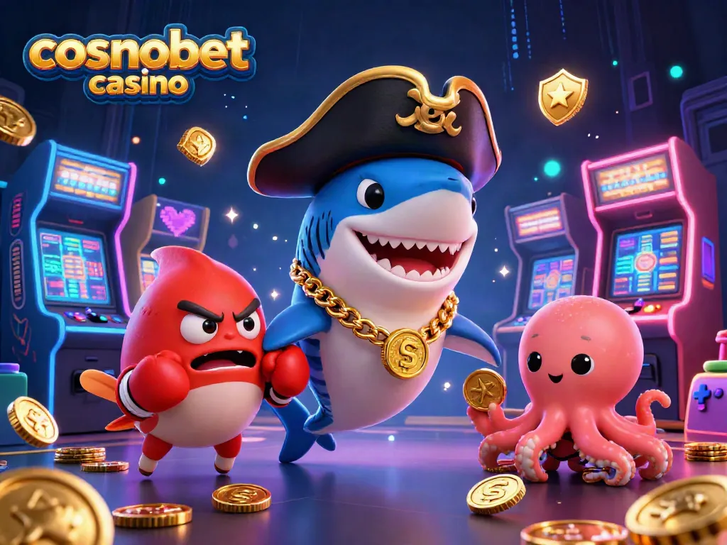 Join the excitement at Cosmobet Casino with dynamic game elements and colorful characters!