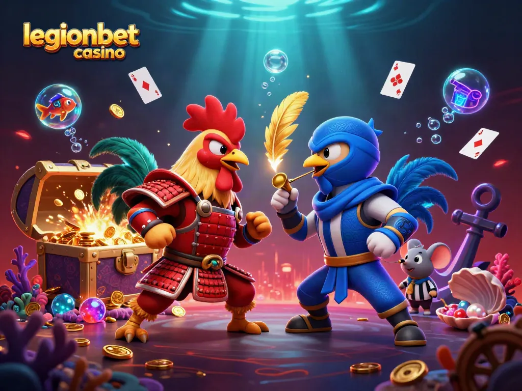Engage with thrilling action at legionbet casino featuring dynamic roosters and vibrant gaming elements.