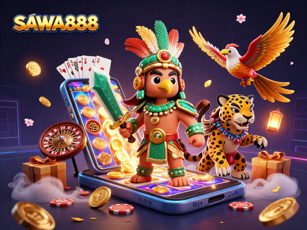 Experience the excitement of SAWA888 with colorful slot games and vibrant winning opportunities.