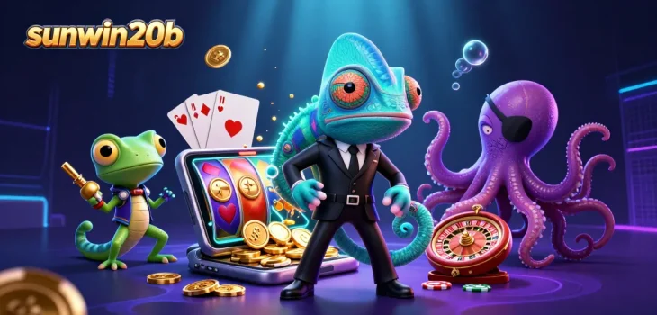 Experience the thrill of sunwin20b with colorful slot games, exciting casino action, and dynamic characters.
